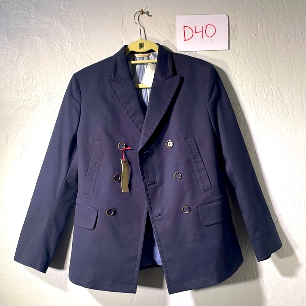 Banana Republic Men’s Heritage Double Breasted Navy Blazer - 36S
